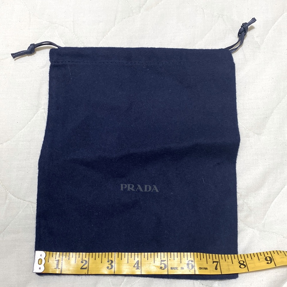 Prada dust bag 7 1/2 x 9 1/2